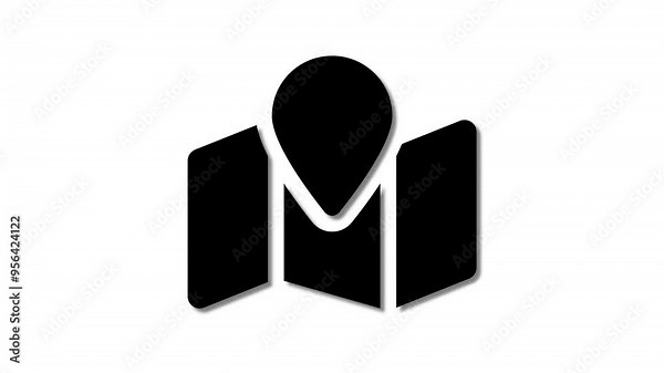 Map location animation with seamless transitions and expanding markers for a modern and intuitive user experience in navigation apps.