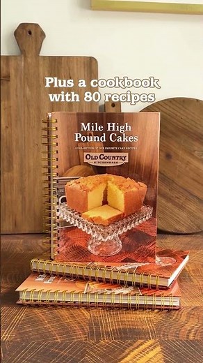 Only available at oldcountrykitchenware.com - square tube pans in two styles, plus a cookbook!