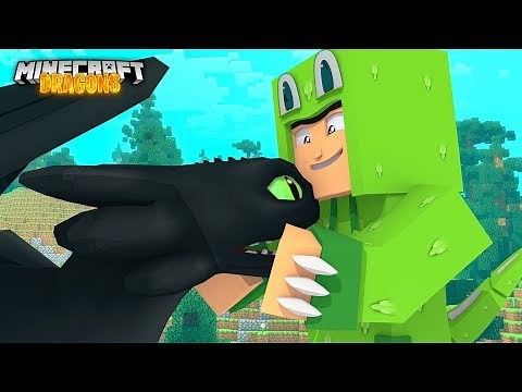 How I FOUND a NIGHTFURY DRAGON in MINECRAFT!