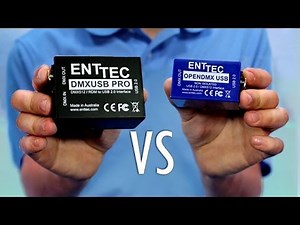 Enttec DMX USB Pro vs Enttec Open