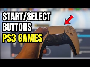 PS5: How to Use the Start & Select Buttons on PS3 Games Tutorial! (Easy Guide) 2025