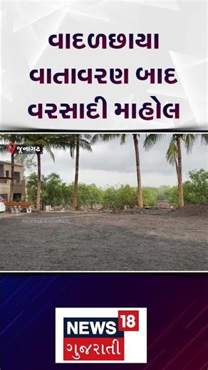 Junagadh News | વાદળછાયા વાતાવરણ બાદ વરસાદી માહોલ | Gujarati Samachar | N18S #shorts