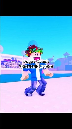 Sugar Crash ✨#fyp #musiccodesforroblox #Viral#roblox #SugarCrash