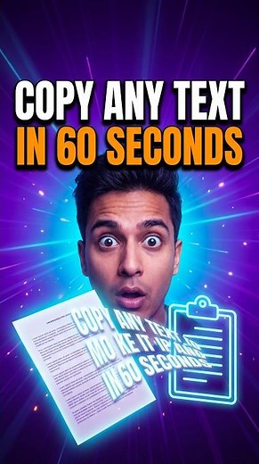 How to Copy Text from ANY Image (Fast & Free) 🤯 #techtips #freetools
