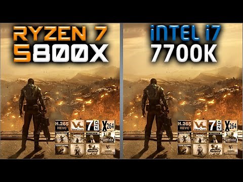 Ryzen 7 5800X vs Intel i7 7700K Benchmarks – 15 Tests 🔥
