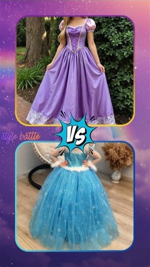 Elsa vs Rapunzel 🤩💜💙 #elsa #rapunzel #chosseone #aesthetic #shortsvideo #trending