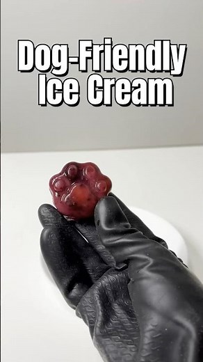 Homemade Dog Ice Cream | Easy 3-Ingredient Recipe#dogshorts #dogtreats