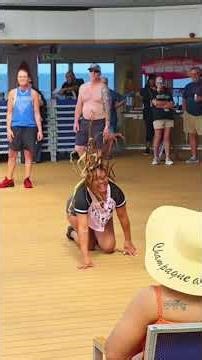 people getting wild on Carnival cruise