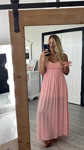 28 reactions · 8 comments | https://www.modernvintageboutique.com/whisk-me-away-lace-top-open-back-gathered-maxi-dress-blush.html | Modern Vintage Boutique | Facebook