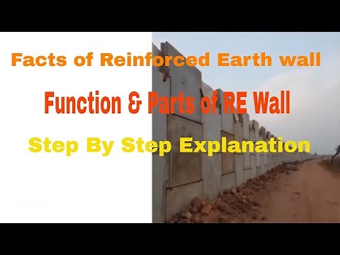 RE wall|Reinforced Earth Wall|Parts and Functions|Retaining Wall