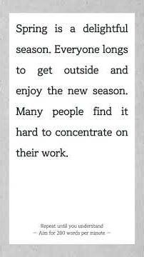 The 6-Second Sprint Reading | Level 1 – Shorts #1–#6 (Compilation) #speedreading #englishreading