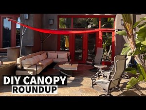 10 DIY Canopy & Sunshade Ideas!