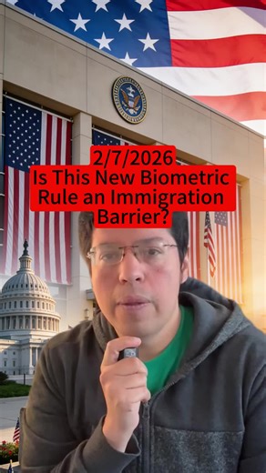 Is This New Biometric Rule an Immigration Barrier? 😱🚫 #Immigration #Biometrics #CurrentEvents #USA #Trump #FYP #Viral #story #immigrationlawyer #immigrationlaw #tiktok #storytime #news #pov #fypシ #hellopedrochavez #foryou #uscis