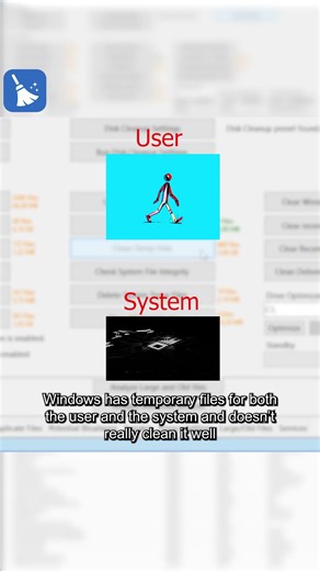 Removing temporary (user and system) files with SwiftClean. Cleaning up a lot of space for free!