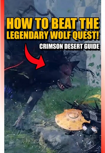 This is your no nonsense guide on how to Start and Complete the Legendary Wolf Questline and fight the Black Fang boss in Crimson Desert!! #crimsondesert #crimsondesertgameplay #gaming #guide #tutorial