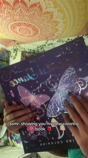 Relaxing ASMR Sounds from My New Coloring Book