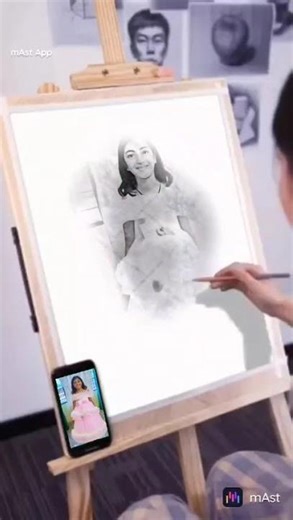 Canvas Drawing | #ytshorts_ #art