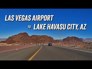Scenic Desert Drive from Las Vegas Airport to Lake Havasu City, Arizona