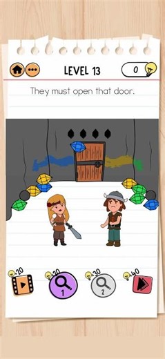 Quest for brainiac 13 🧝🏽‍♀️🐉 #braintest #braintestsolution #braingames