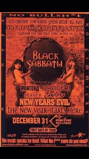 Black Sabbath on Instagram: "New Year’s Eve 1999"