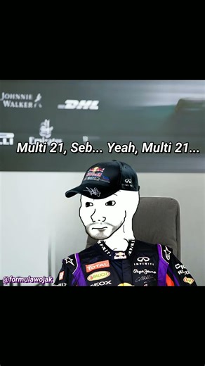 The Event of Multi 21 between Sebastian Vettel and Mark Webber! #f1 #formula1 #shorts