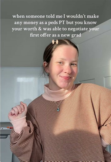 it was another *male* physical therapist who told me I would only make 65k as a new grad PT in pediatrics…yeah no #physicaltherapist #physicaltherapy #ptstudent #dptstudent #ptschool