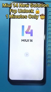 169K views · 1.4K reactions | Redmi All Miui 14 frp Unlock  2025 New Solution  1 minutes Only  #mobiletips #short | B S Technical Mobile | Facebook