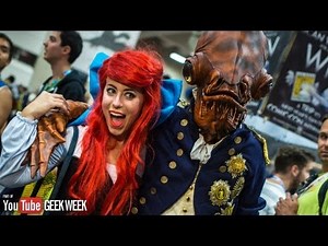 Adam Savage springer omkring på Comic-Con. Som Admiral Ackbar.