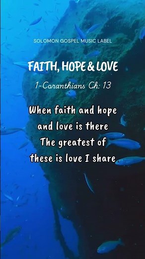 Faith Hope & LOVE | Worship Song | Gospel Music | Solomon Gospel Music Label