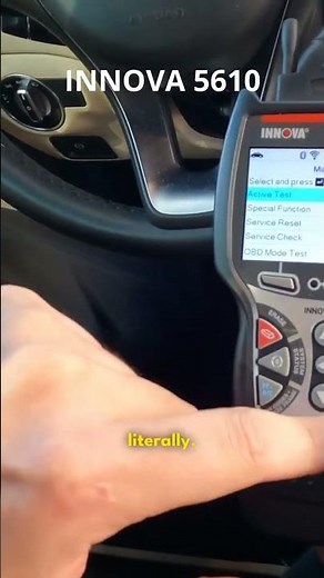 How to view live data with the Innova 5610