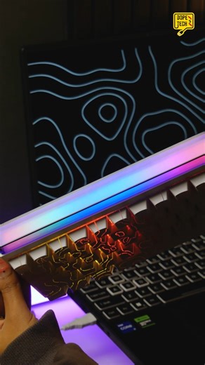 AJAZZ NK68✨️ We plugged it in… and the setup instantly leveled up. Just looks ridiculous. ▫️68 Key Compact 65% layout ▫️Hot-swappable 5-pin switches ▫️Stunning RGB shine-through keycaps ▫️Front lightbox glow ▫️USB-C wired ▫️Mac / Windows / Android compatible ▫️Smooth linear switches ▫️Anti-ghosting NKey rollover ▫️Tray-mounted structure for cushioned feel _____ DM us for more information 📩 Call us: 9801690693 Delivery all over Nepal 🇳🇵 (Terms & conditions applied) _____ #dopetechnepal #keyboa