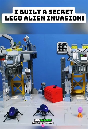 I Built A SECRET LEGO Alien INVASION! | Part 3 #legotiktok #lego #legobuild