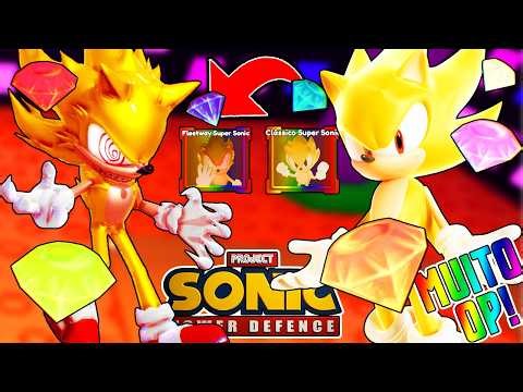 FINALLY, PROJECT SONIC TD UPDATE PT2 IS HERE WITH SUPER SONIC, CHAOS EMERALD, EVOLUTION AND MORE! 🧬