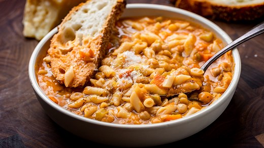 RECIPE: https://www.sipandfeast.com/pasta-e-ceci/ Today we're making pasta e ceci, or pasta with chickpeas. This is one is perfect for weeknights and the leftovers make a great next day lunch! | Sip and Feast