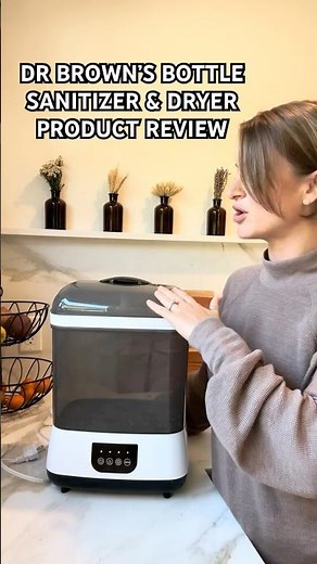 Dr. Brown’s Bottle Sterilizer & Dryer review | baby bottle cleaning made easy 🍼✨