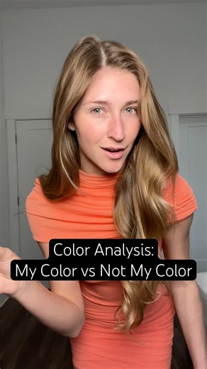 Color Analysis: My Color vs Not My Color #coloranalysis #fashiontips #autumncolors