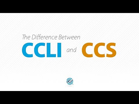 The Difference Between CCLI and CCS