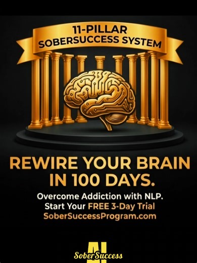 Overcome Addiction With The 11-Pillars, Available In SoberSuccess AI 📲 📲-SoberSuccess AI Recovery Program/App: • 1on1 Virtual Coaching • 24/7 Access To AI Coach • Learn & Apply The 11-Pillar SoberSuccess System • Daily Check-In/Tips/Journal • Community Forum • Learn Coping Skills/Triggers • Personalized Recovery Plan • Sober-Time Tracker • Meeting Finder (OA, AA, NA, Smart Recovery, etc.) • Printable Workbook & Certificates • 4 Early Recovery Courses • NLP Techniques To Rewire Your Brain in 10