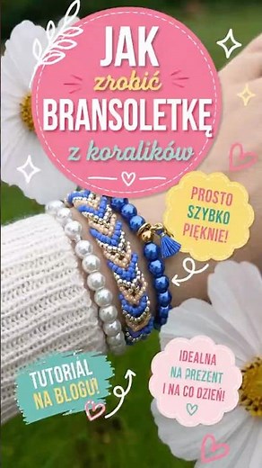 💙 How to make a beaded bracelet? A simple step-by-step tutorial!