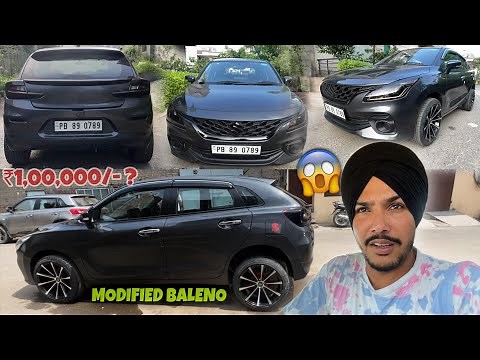 Baleno 2022 Modified Worth Rs:- 1,00,000/- 😱 ALLOY WHEEL