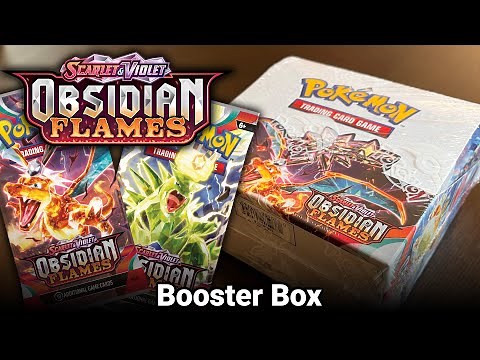 Pokémon TCG: Scarlet & Violet—Obsidian Flames Booster Box Unboxing (36 booster packs)