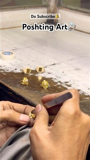 ✨ Beautiful Gold Poshting Ring Design | Latest Jewellery Collection💎🩵