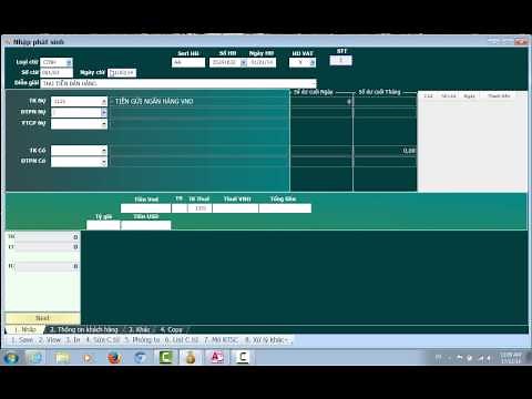 Phần Mềm Kế Toán Smart Pro - Nhập chứng từ CTNH - Chứng Từ Ngân Hàng