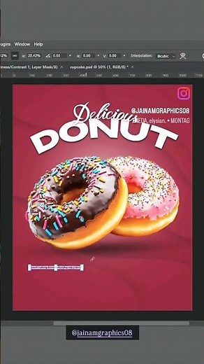 Delicious Food Banner Design in Adobe Photoshop 2025 | Appetizing Food Ad Tutorial