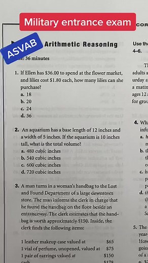 Arithmetic reasoning on the #ASVAB #asvabprep #military #arithmeticreasoning #math