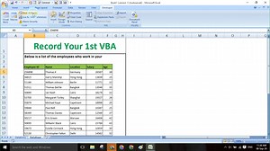 How to Record Your First Macro in Excel? #excel #Tricks #reels #post #expolre | Excel Tricks