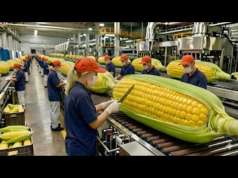 Inside a Massive Popcorn Factory: You Won't Believe Your Eyes! (full process)
