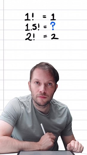 What is 1.5! ?! #math | math
