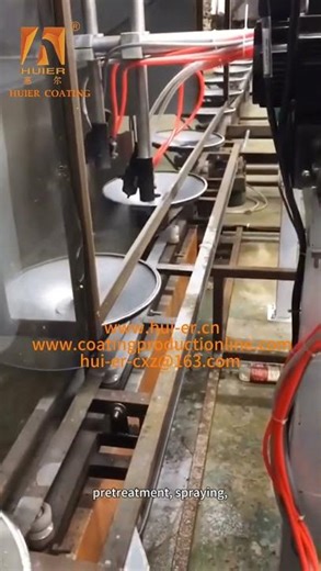 Paint coating production line for parts #coating #Part surface treatment#Painting line