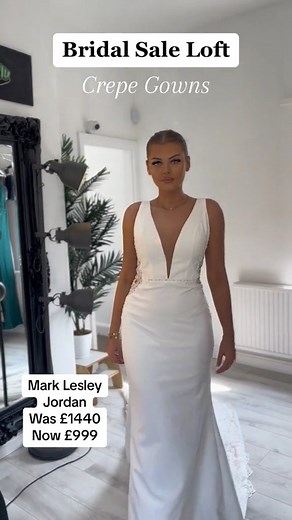 Our Bridal Sale loft is now officially back open! 🤍 These are just a few of our crepe style gowns now in our off the peg sale 🤍 Our sale dresses range from sizes 6-26 ✨ Prices start from as little as £129, stocking designers such as Mark Lesley, Mori Lee, Phoenix & Justin Alexander 🤍 Please don’t forget you can still have that luxury boutique experience, even if you are on a budget! Book your appointment now at www.confetti-and-lace.com under “Sale/off the peg appointment”✨. #bridalsaleevent 